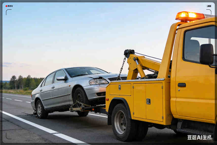 怀远拖车救援电话【案例】